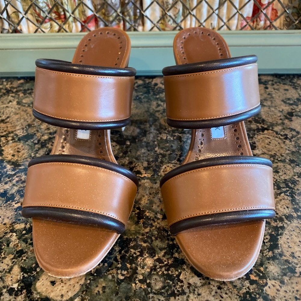 Brown Manolo sandals